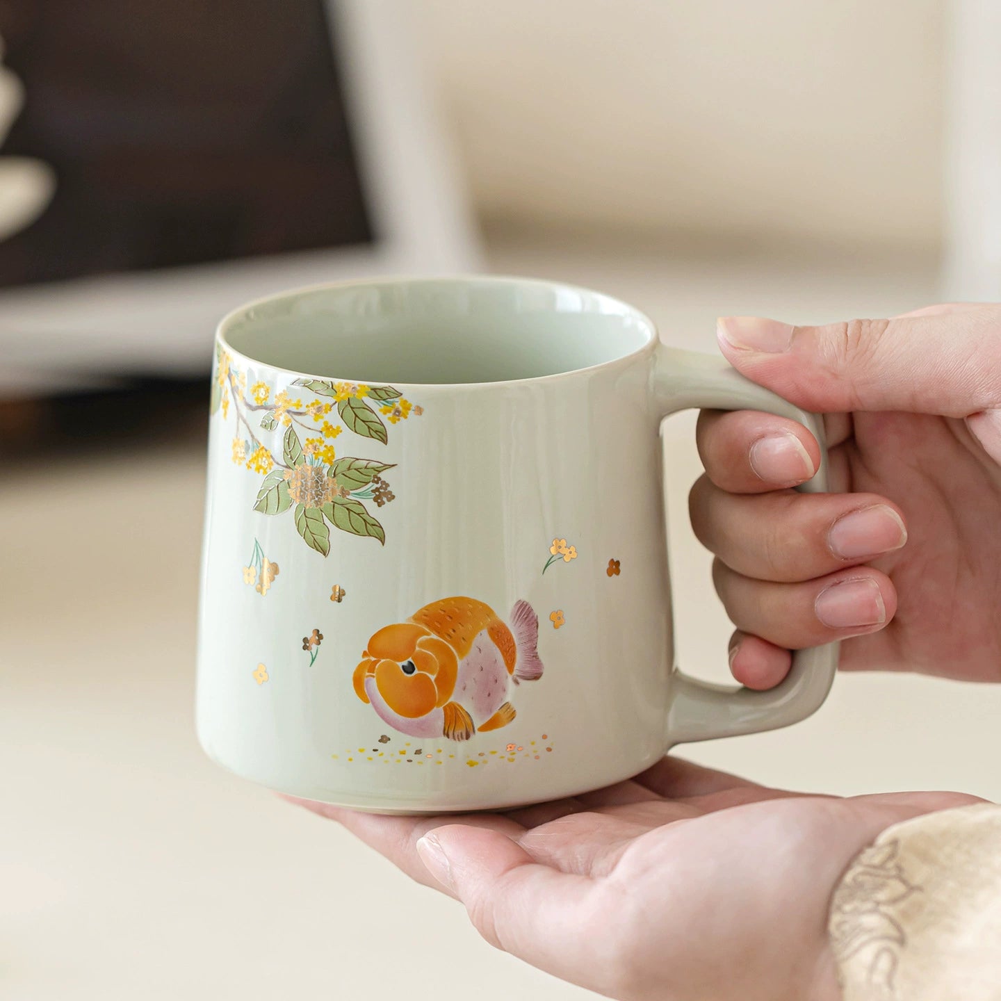 Story Mug 300ml — peaceful mornings with GOSEUNG