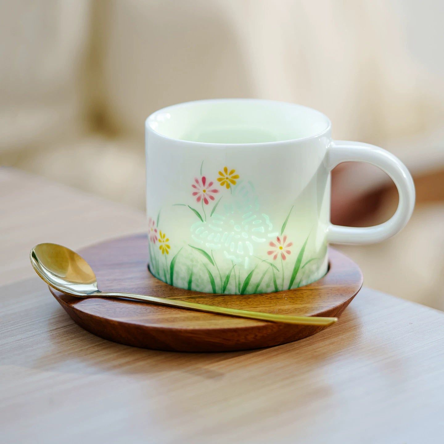 Walnut Wood Coaster Gift