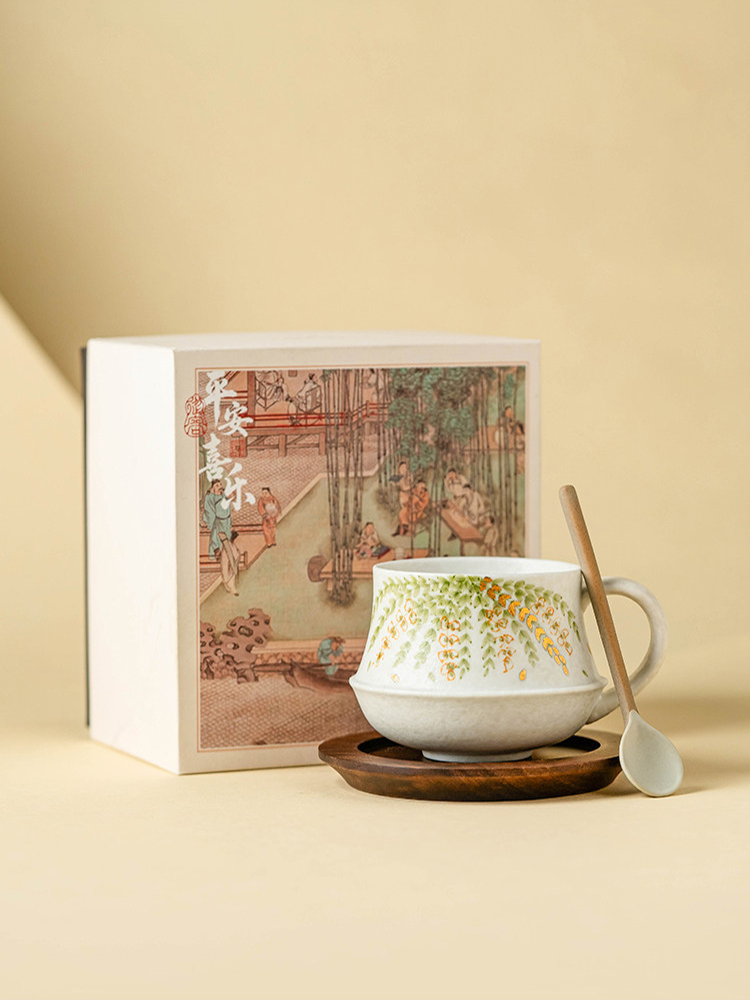 elegant botanical dinnerware gift for collectors and tea enthusiasts