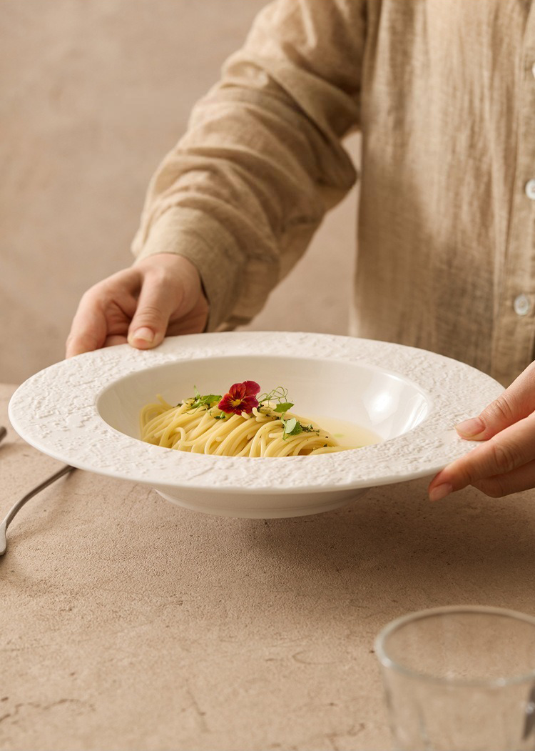 goseung modern quiet luxury soup plate for fine dining