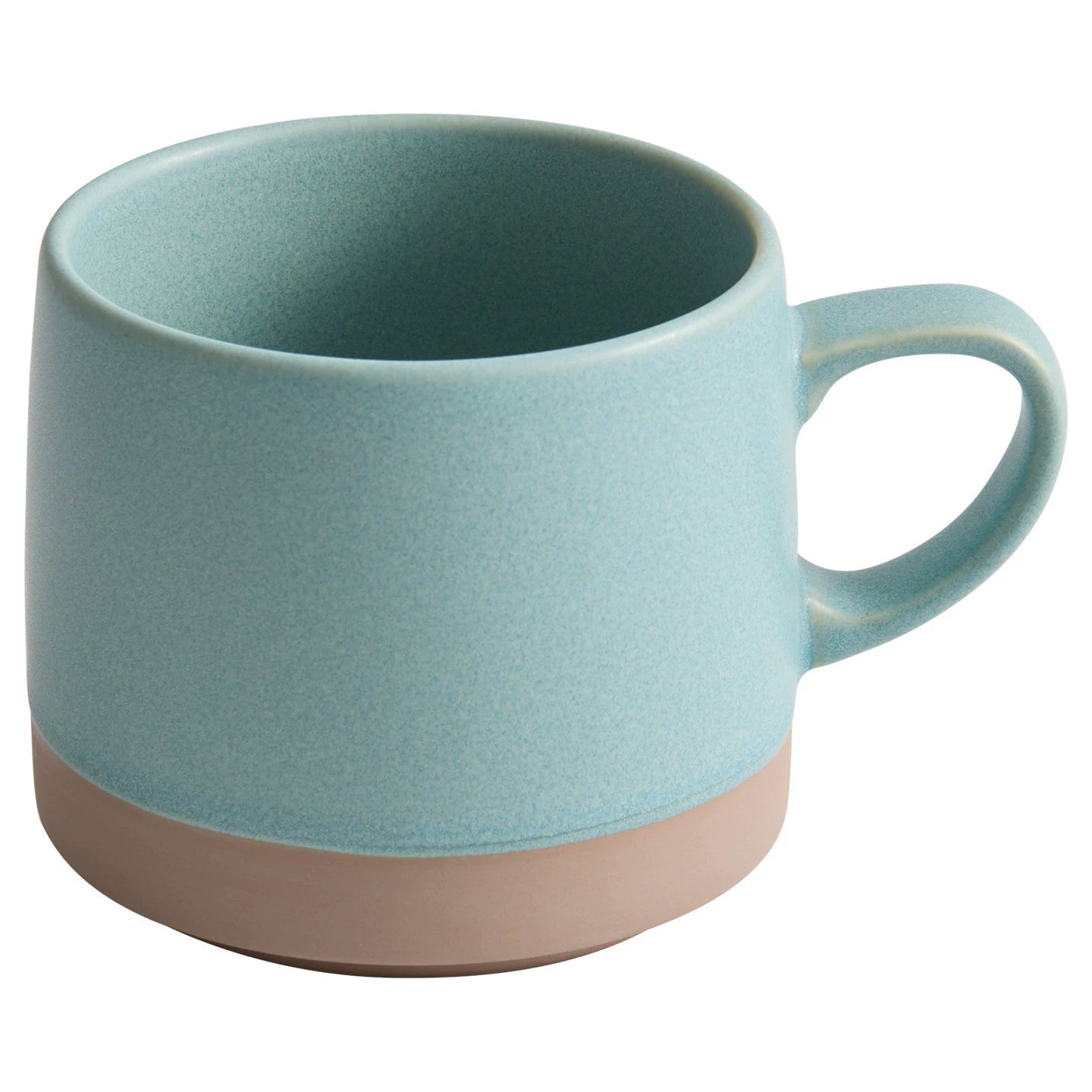 modern dual texture ceramic cup for large lattes and teas