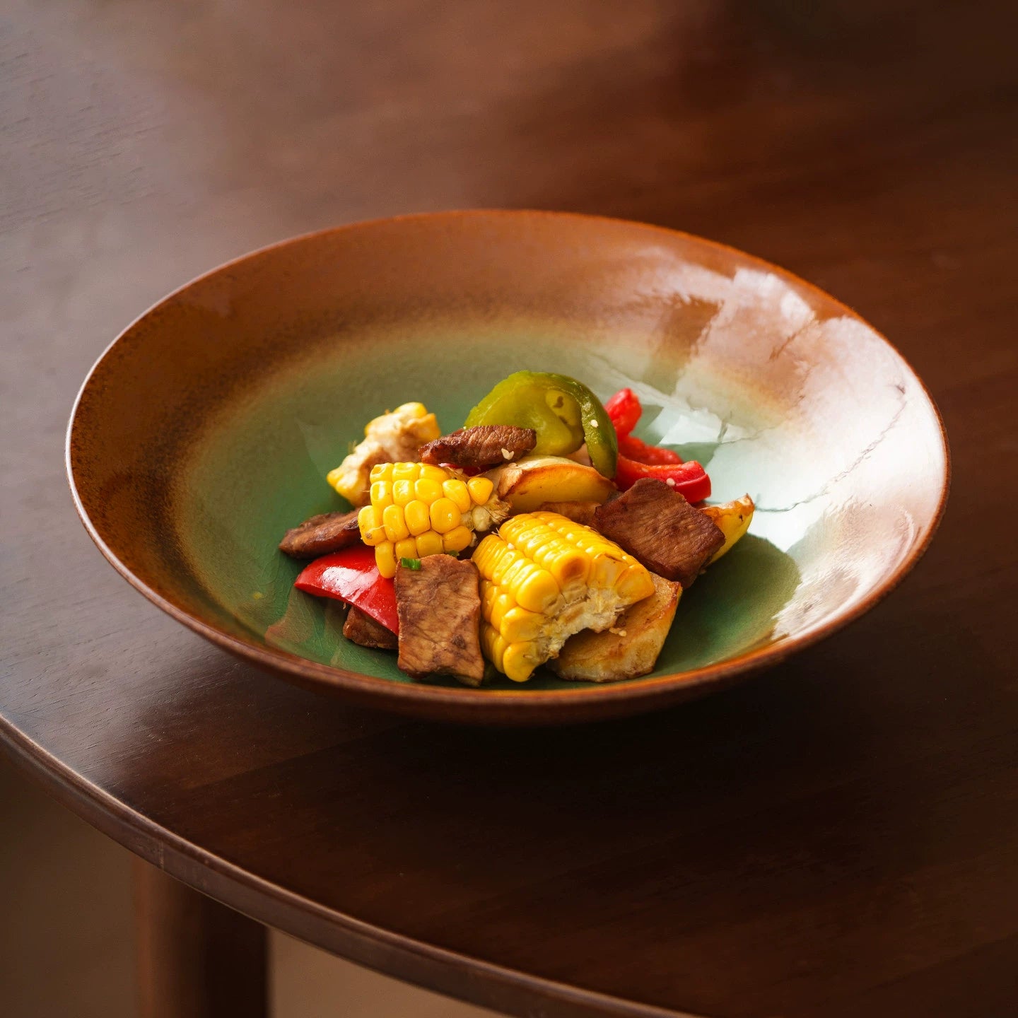 three sizes of goseung tapered ceramic bowls dimension and weight matrix
