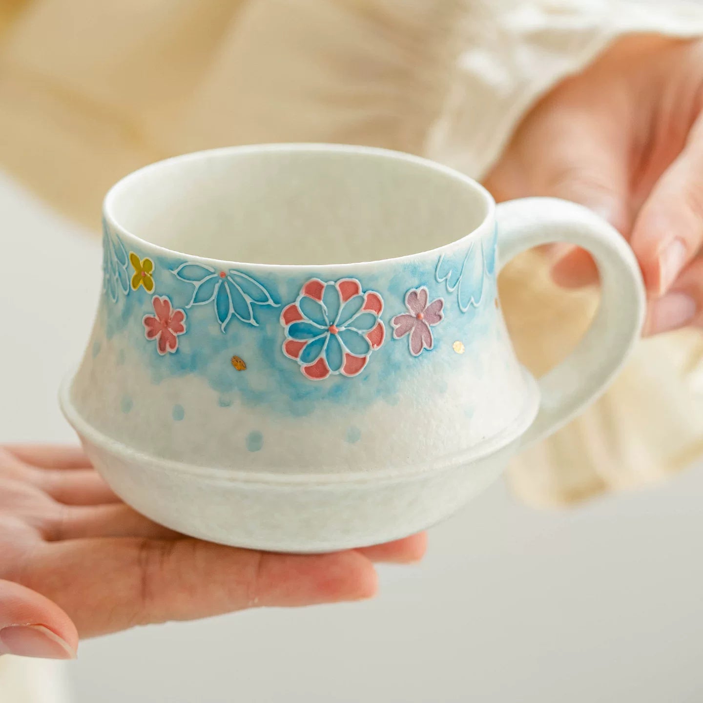 traditional landscape gift box for goseung floral tableware collection