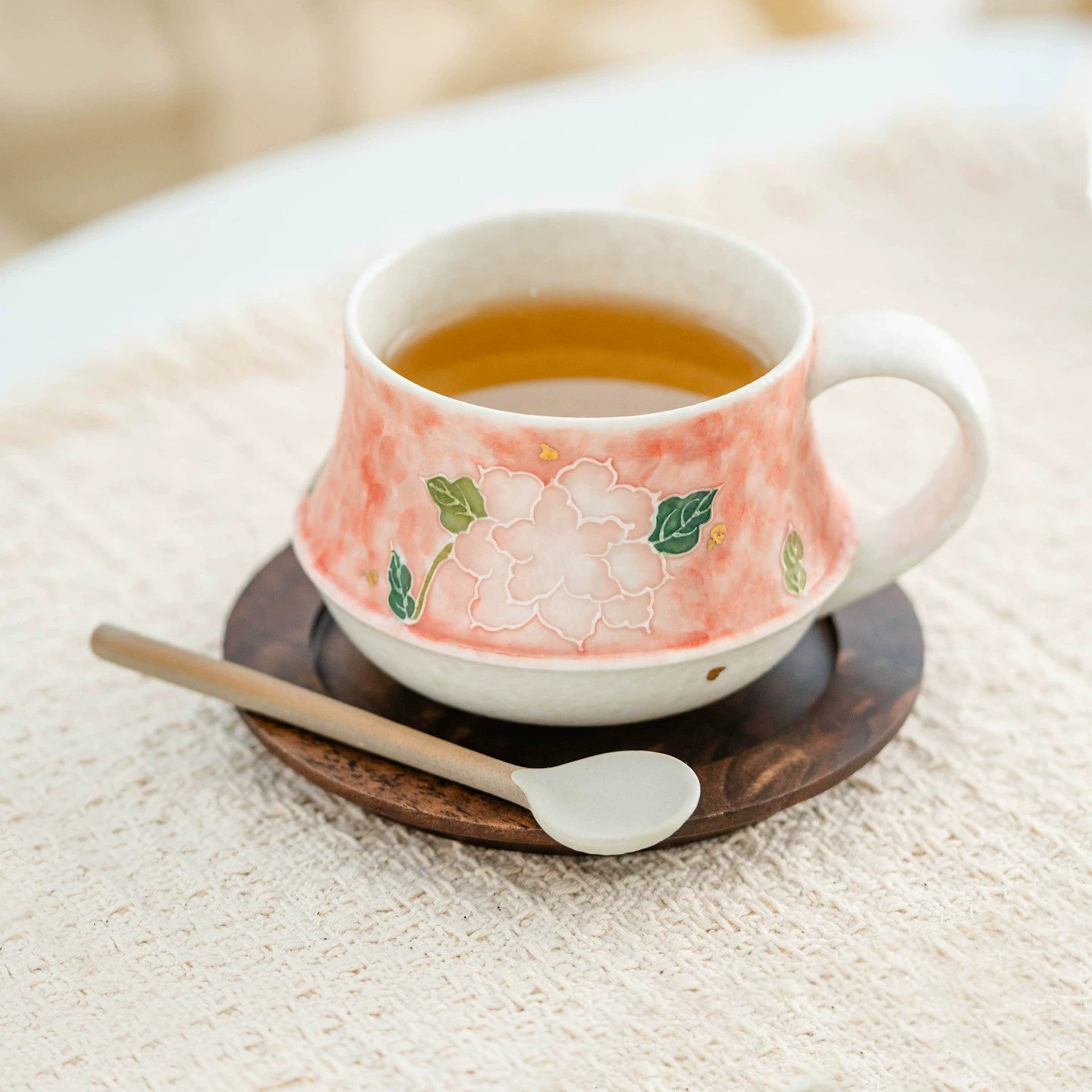 yuan lu 220ml ceramic coffee cup dimensions and gift box details
