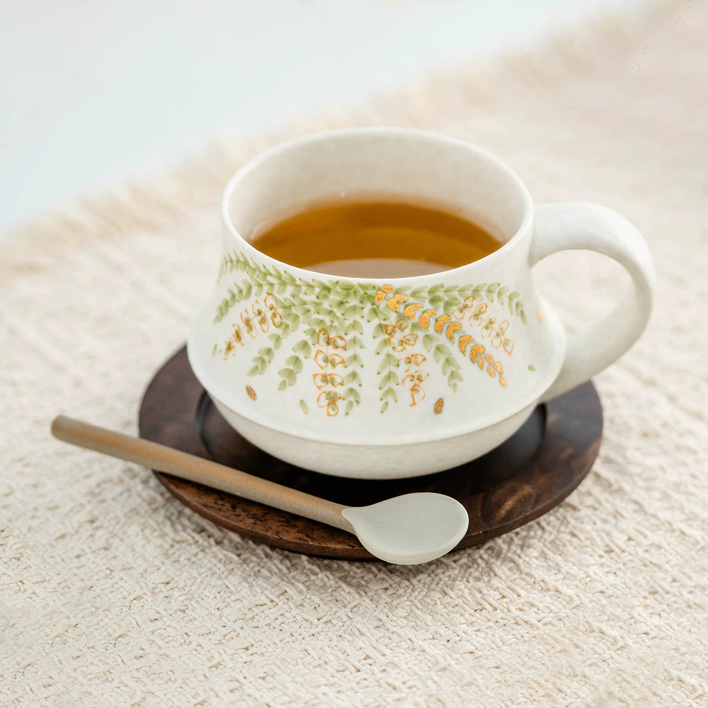 yuan lu 220ml wisteria ceramic cup dimensions and gift box